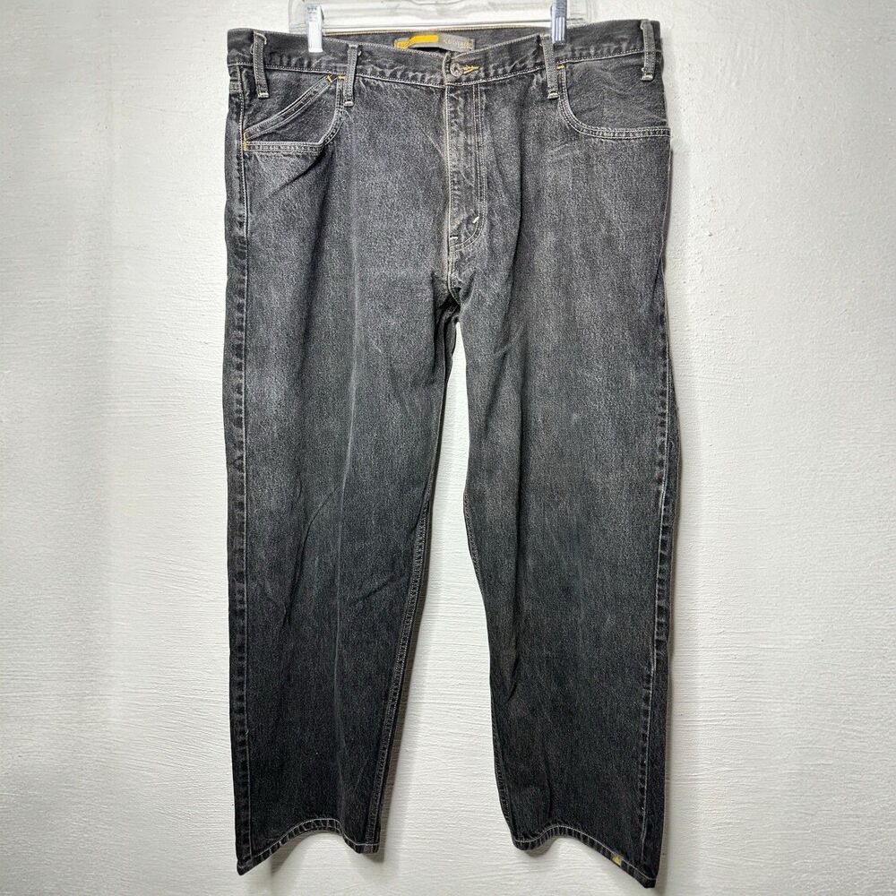 Vintage Y2K Levi’s Silver Tab Baggy Jeans Faded Black Size 40x32 Grunge Skater